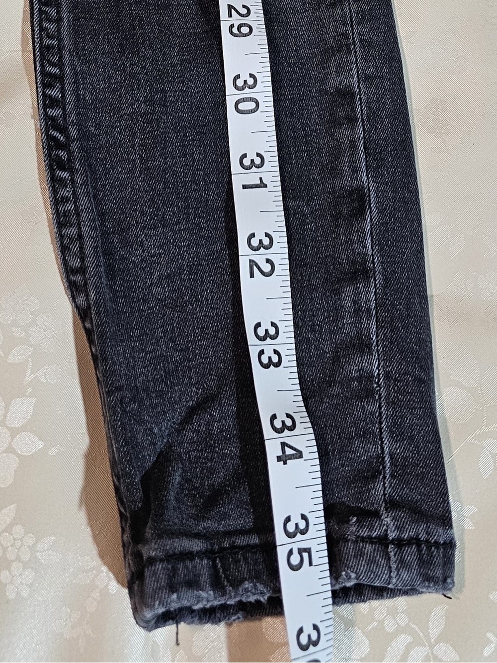 Free People Black Distressed Ripped Skinny Jeans Size 25 - Picture 5 of 11